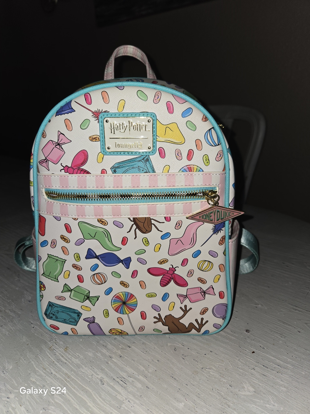 Loungefly Harry Potter Honeydukes Mini Backpack - Pink, Teal, Yellow, Blue EC